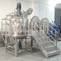 Machine industrielle de mélange de mayonnaise et d'onguents, homogénéisateur sous vide, émulsifiant, machine de fabrication de beurre corporel, machine de fabrication de mayonnaise
