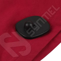 Symnel Capteur de sécurité EAS haute performance Coque ABS antivol noire avec étiquette carrée 58kHz pour magasins de vêtements et de chaussures