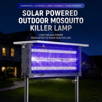 Lampe anti-insectes solaire multifonction à commande lumineuse pour le jardin extérieur et l'élevage