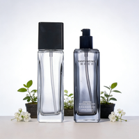 Envase Cosmético Vacío de Alta Calidad para el Cuidado de la Piel, Rectangular, 120 ml, 100 ml, 60 ml, 30 ml, Botella con Bomba para Emulsión y Sérum, Tarro de Crema de 50 g, 30 g