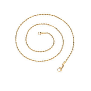 2Mm Stainless Steel <b>Chain</b> Necklace, Button <b>Rope</b> <b>Chain</b> Hip Hop Jewelry With <b>Chain</b> 2mm With <b>Chain</b> Tanjing Fashion Lijing Necklace - Product Image 5