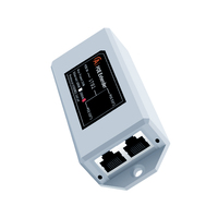 Extensor/Repetidor POE de Red, Impermeable para Exteriores, Ethernet, Extensión de 200m, Inyector POE, Adaptador IEEE802.3at/af