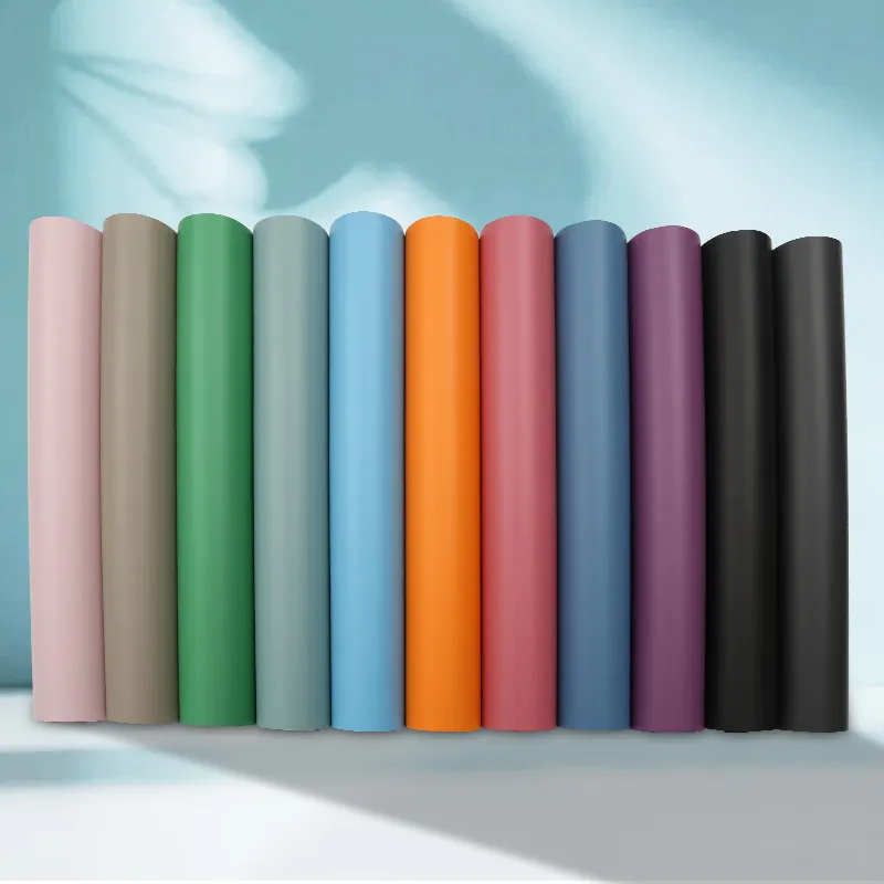 Top di fabbrica vendita Fitness OEM personalizzato stampato personalizzato Design riscaldato antiscivolo poliuretano naturale in gomma PU tappetino per Yoga