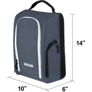Ealer กระเป๋า GSB100ใส่รองเท้ากอล์ฟมีซิประบายอากาศสีเทากับกระเป๋าคู่สำหรับถุงเท้าลูกกระเป๋าเป้สำหรับทุกเพศ - Product Image 4