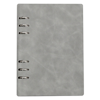 Yonghao Hersteller Maßgefertigtes PU-Leder Premium OEM Journal Handgefertigtes Hardcover A5 Notizbuch mit Loseblattbindung und trocken abwischbarer Oberfläche