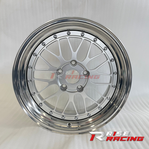 Jantes en alliage forgé RISE Custom 6061 légères, 2 pièces, 5x112 5x120, nouvelles, en aluminium, PCD 98 mm pour LM Lemans - Product Image 3