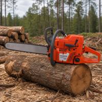 Gergaji Mesin Rantai Bensin Profesional 94CC Heavy Duty untuk 395XP 395 Xp Pemotong Kayu Bakar
