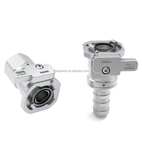 KRES FF9-25-P Vanne d'accouplement rapide à double interverrouillage Port de connexion Pagode Centre de données Refroidissement liquide Pièces hydrauliques