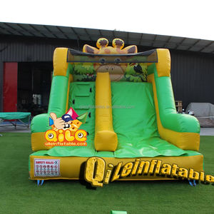 Girafe/animaux sauvages/Safari mini toboggan commercial gonflable bonce house château extérieur fête intérieure - Product Image 1