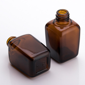 Toptan <span class=keywords><strong>Amber</strong></span> kare ışık geçirmez tıbbi sınıf cam şişe Serum dağıtıcı şişe kare cam kozmetik şişesi 50ml - Product Image 5