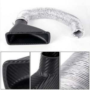 Vente en gros de prises d'air en fibre de carbone texturée, conduits d'<span class=keywords><strong>admission</strong></span> d'air circulaires, cornes d'<span class=keywords><strong>admission</strong></span> d'air carrées pour la modification automobile - Product Image 3