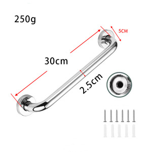 Stainless Steel <b>Towel</b> Rack Brushed Finish Non Slip Modern Simple Bathroom Grab <b>Bar</b> - Product Image 6
