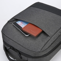 Sac à dos d'école portable léger et imperméable de haute qualité avec logo personnalisé, élégant et tendance, en tissu Oxford, convertible en sac bandoulière