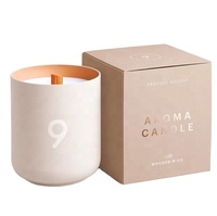 Boîte en Carton Carrée de 8 oz pour Pot de Bougie, Luxe Mat Personnalisée avec Logo, Marque Privée, Écologique, Vente en Gros