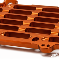 Grille de protection inférieure en alliage d'aluminium Zhicheng CNC pour pare-brise avant et radiateur de motos routières/tout-terrain/double usage