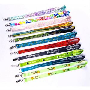 High Quality Customized Sublimation Fixed <b>Polyester</b> Printing ID Card Holder <b>Lanyard</b> with Hook - Product Image 2