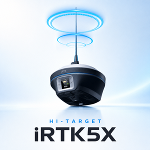Hi-Target IRTK5X GNSS RTK 1408 canaux, IMU, calibrage sans inclinaison, base de levé et pour la topographie de construction - Product Image 1