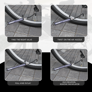 Pompe à air pour vélo BOMB, pompe manuelle pour vélo, mini pompe à pneu de vélo, pompe à vélo portable, alliage d'aluminium, vente en gros OEM - Product Image 6