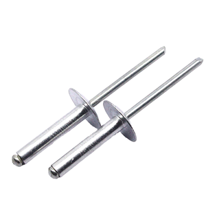 Grandi flangia <span class=keywords><strong>auto</strong></span>-tappatura chiusura estremità aperta chiodi Pop rivetti nucleo rivetti tirando in acciaio ottone in alluminio cieco rivetto decorativo - Product Image 2