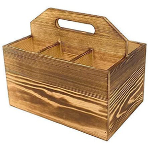 Porte-ustensiles en bois d'acacia FSC&BSCI avec poignée, organisateur multi-positions pour <span class=keywords><strong>cuisine</strong></span>, bureau, salle de bain, chambre à coucher - Product Image 4
