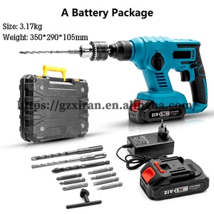 <span class=keywords><strong>Marteau</strong></span> perforateur industriel de démolition sans fil à batterie au lithium de faible puissance <span class=keywords><strong>Marteau</strong></span>-<span class=keywords><strong>piqueur</strong></span> 26MM 21V <span class=keywords><strong>Marteau</strong></span> perforateur rotatif électrique - Product Image 2