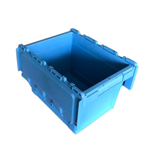 Contenedores de Plástico con Tapa Adjunta para Logística y Transporte, Cajas de Almacenamiento para Almacén - Product Image 3