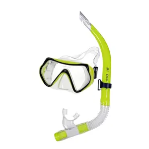 Conjunto de equipamento de mergulho de silicone, equipamento de mergulho personalizado, regulador de mergulho durável, snorkel para adultos
