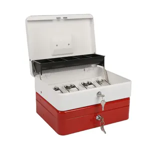 HER-3024 Cash Drawer Thick Gauge Cold Rolled Steel Flip Top Cash Box