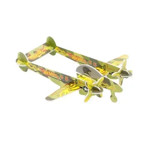 Khuyến Mại Mini Máy Bay Không Khí 3D Câu Đố Mô Hình Thông Minh Đồ Chơi 3D Máy Bay Câu Đố Tự Làm Lắp Ráp Giấy Câu Đố Cho Trẻ Em - Product Image 4