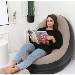 Fauteuil gonflable IStapromo Gifts, canapé paresseux en PVC + flocage, pour chambre, maison, loisirs, canapé portable d'extérieur - Product Image 3