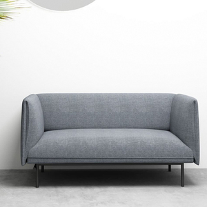 Venta caliente moderno de alta calidad de <span class=keywords><strong>2</strong></span> plazas de muebles de oficina de América sola tela de sofá - Product Image 1