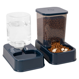 Station d'alimentation et d'abreuvement automatique pour chats Wangmiao Little Shopkeeper, bol en plastique pour animaux de compagnie avec distributeur de nourriture et d'eau - Product Image 5