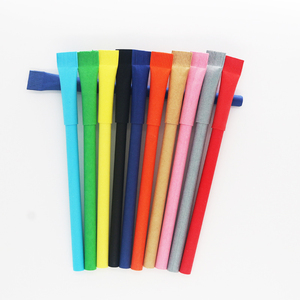 Wholesale 100% Eco Friendly Recycled Paper Ball Pen Creative Advertising Promotion Custom Logo <b>Writing</b> Pen - Product Image 1