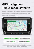 BQCC 7 "pemutar mobil Android Octa Radio Carplay GPS DSP 4G Radio otomatis untuk Volkswagen CC Passat B7 Polo Golf 5 6 Jetta Mk5 Mk6