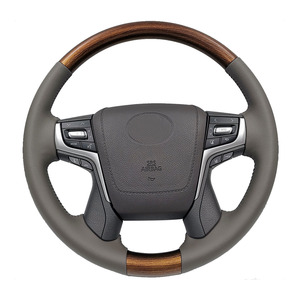 Juego Completo de Piezas de Modificación Interior para Auto, para Land Cruiser LC200, Kit de Panel de Marco de Tablero de Plástico Beige y Negro - Product Image 5