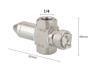 Vòi phun khí dung chất lỏng kép chất lượng cao, chống nhỏ giọt, điều chỉnh được, tạo sương mù khí nước - Product Image 4