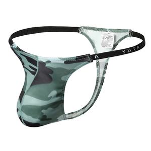 String en tricot camouflage taille basse pour <span class=keywords><strong>homme</strong></span>, string <span class=keywords><strong>sexy</strong></span> pour <span class=keywords><strong>homme</strong></span> - Product Image 4