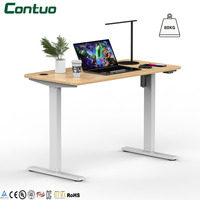 Table de bureau électrique réglable en hauteur, mobilier de bureau, bureau de jeu informatique à moteur unique, cadre de table pour ordinateur portable, bureau debout ergonomique