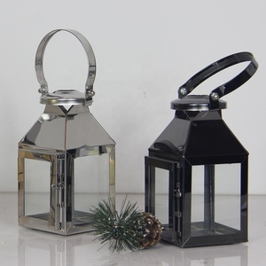 Home Wedding Decor Glass <strong>Silver</strong> Gold Candle Holder Stainless Steel Cheap Decorative Hanging Candle Mini <strong>Lanterns</strong> - Product Image 3