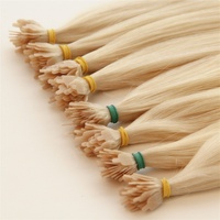 Extensions de cheveux naturels Beauty Plus, double trame, Remy, cuticules intactes, kératine plate, pointe IU VY, cheveux humains