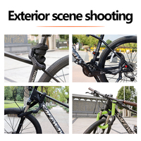 Câble antivol avec support pour accessoires de vélo
