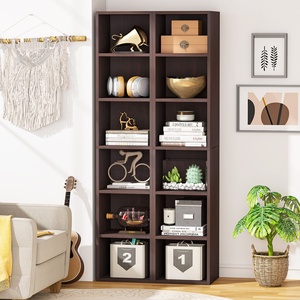 Tribesigns Multifunctional Home <strong>Decoration</strong> 70.9 Inch Tall 6 Tier Cube Display Shelves Narrow <strong>Bookcase</strong> for Home Office - Product Image 2