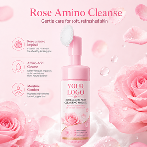 <span class=keywords><strong>Mousse</strong></span> <span class=keywords><strong>Nettoyante</strong></span> à l'Acide Aminé de Rose 150ml - Contrôle du Sébum, Nettoyage des Pores, Peau Luminuse, <span class=keywords><strong>Mousse</strong></span> Douce et Riche - Offre Spéciale - Product Image 6