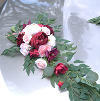 Auto Blumen dekoration liefert chinesische Art Hochzeits dekoration Großhandel Auto Blume