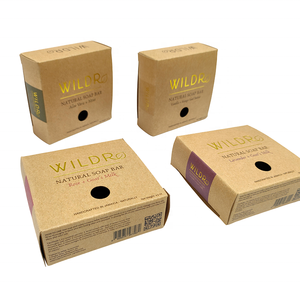 Tùy chỉnh sinh thái in bao bì các tông màu nâu giấy kraft handmade hộp cho nhỏ duy nhất Xà phòng thanh gói - Product Image 2