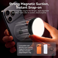Lumière d'appoint magnétique rétractable professionnelle pour webcam, pour la prise de vue vidéo, pour téléphone, pour Huawei