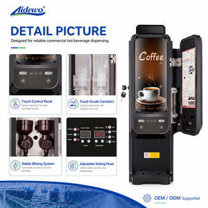 Máquina Expendedora <span class=keywords><strong>de</strong></span> Café Instantáneo <span class=keywords><strong>y</strong></span> Bebidas Aidewo 28TK <span class=keywords><strong>Dispensador</strong></span> <span class=keywords><strong>de</strong></span> Té Karak <span class=keywords><strong>y</strong></span> Café Árabe con Opciones <span class=keywords><strong>de</strong></span> Leche en Polvo <span class=keywords><strong>de</strong></span> Dátil - Product Image 4