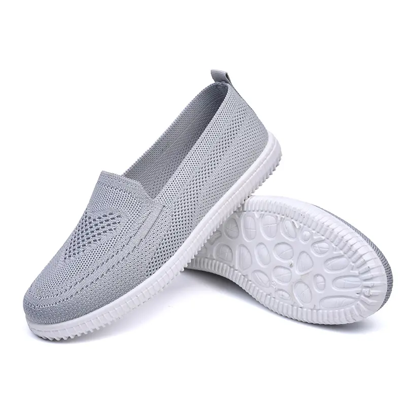 Ladies Summer Breathable Women's Running Shoes Slip on flat Shoes lightweight women sneakers