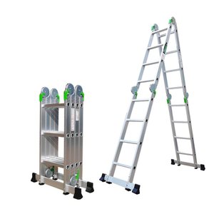 Yongkang-escalera plegable multiusos para <span class=keywords><strong>trabajar</strong></span> <span class=keywords><strong>EN</strong></span> alturas, bisagras grandes de aluminio, diseño <span class=keywords><strong>EN</strong></span> 131 - Product Image 1
