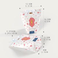Caja de Regalo de Cartón Impresa Personalizada para Chocolates, Dulces y Galletas, Empaque Navideño con Lazos de Cinta, Hecha de Papel de Calidad